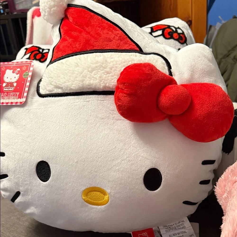 ADORABLE SET - 2 pack decorative pillow set! Hello Kitty Festive Pillows!